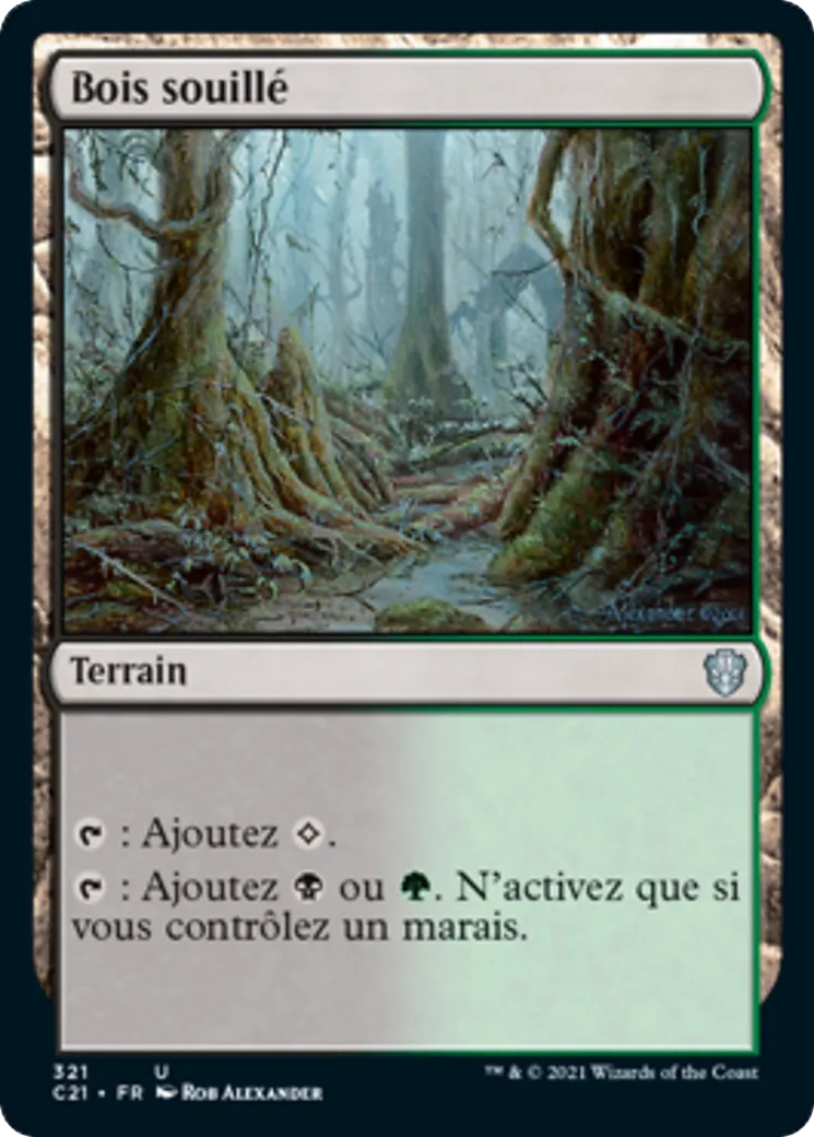 Bois souillé — Commander 2021 — Magic: The Gathering