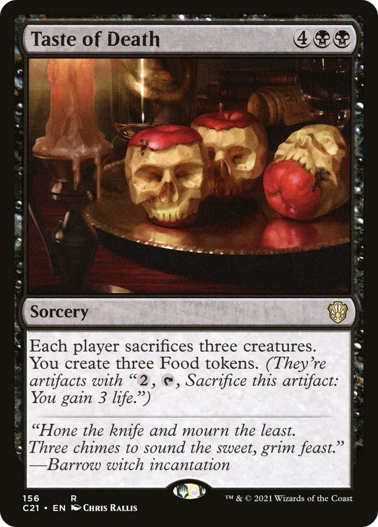 Goût de mort — Commander 2021 — Magic: The Gathering