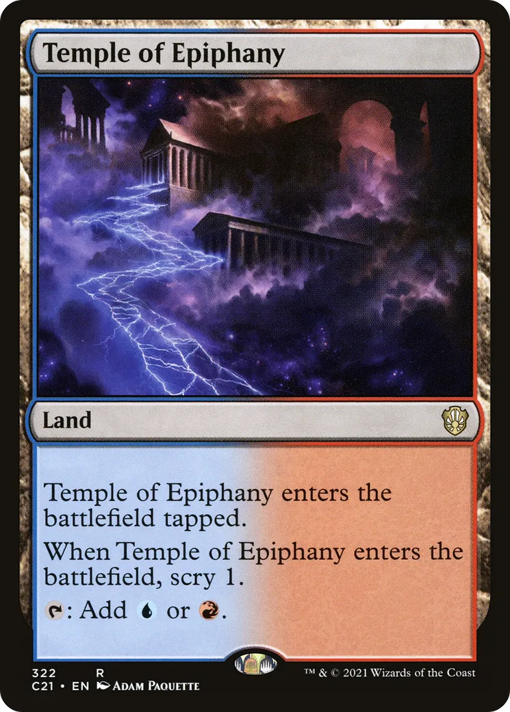Temple of Epiphany — Commander 2021 — Magic: The Gathering