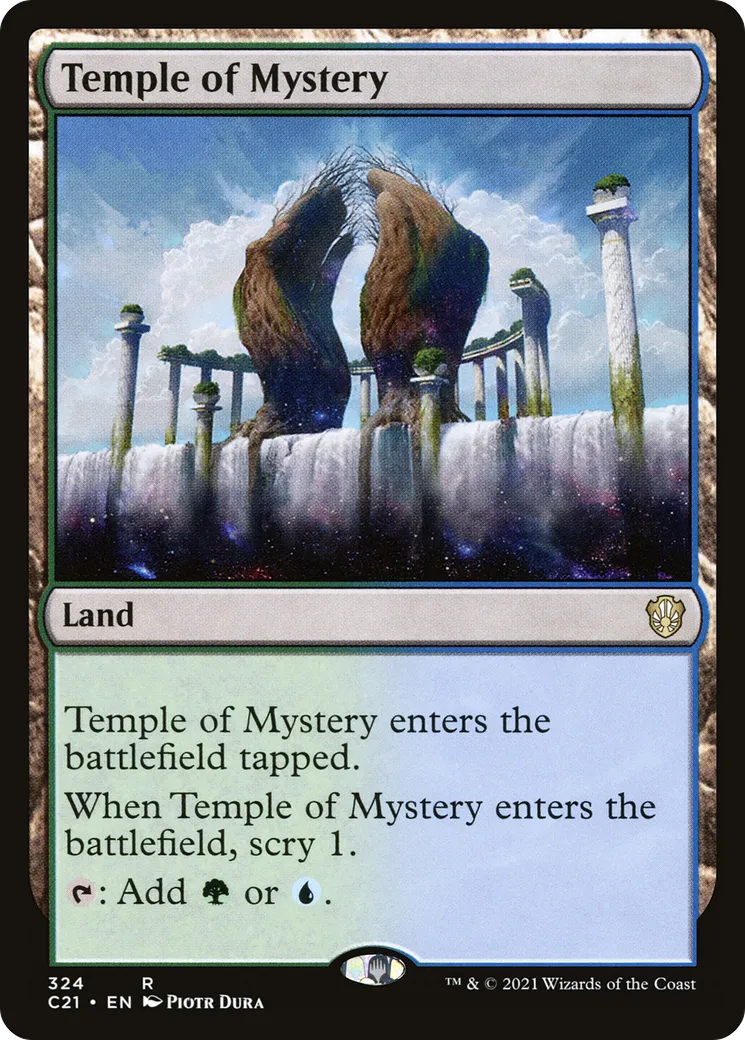 Temple of Mystery — Commander 2021 — Magic: The Gathering