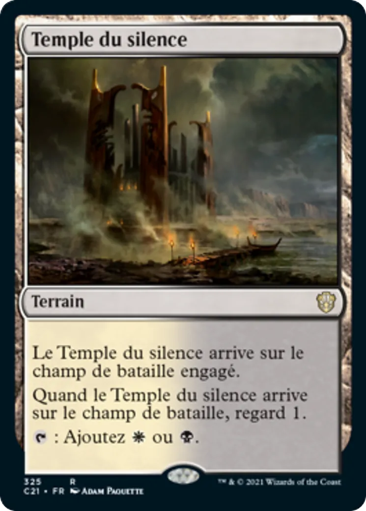 Temple du silence — Commander 2021 — Magic: The Gathering