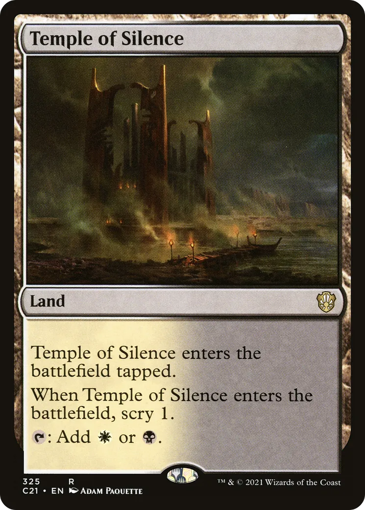 Temple of Silence — Commander 2021 — Magic: The Gathering