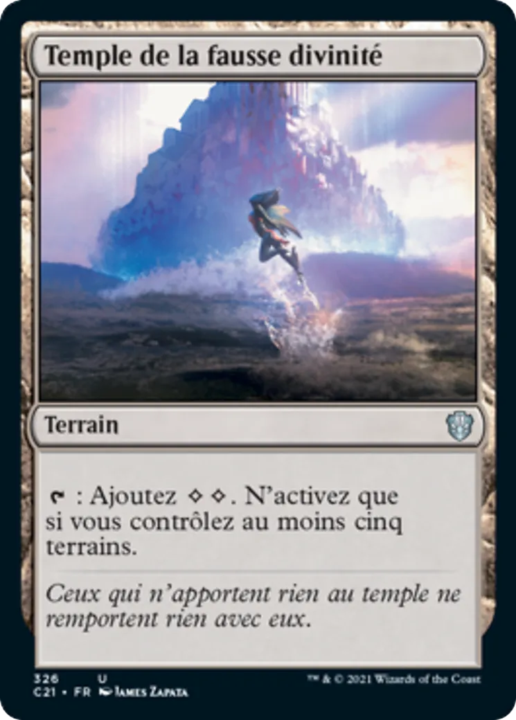 Temple de la fausse divinité — Commander 2021 — Magic: The Gathering