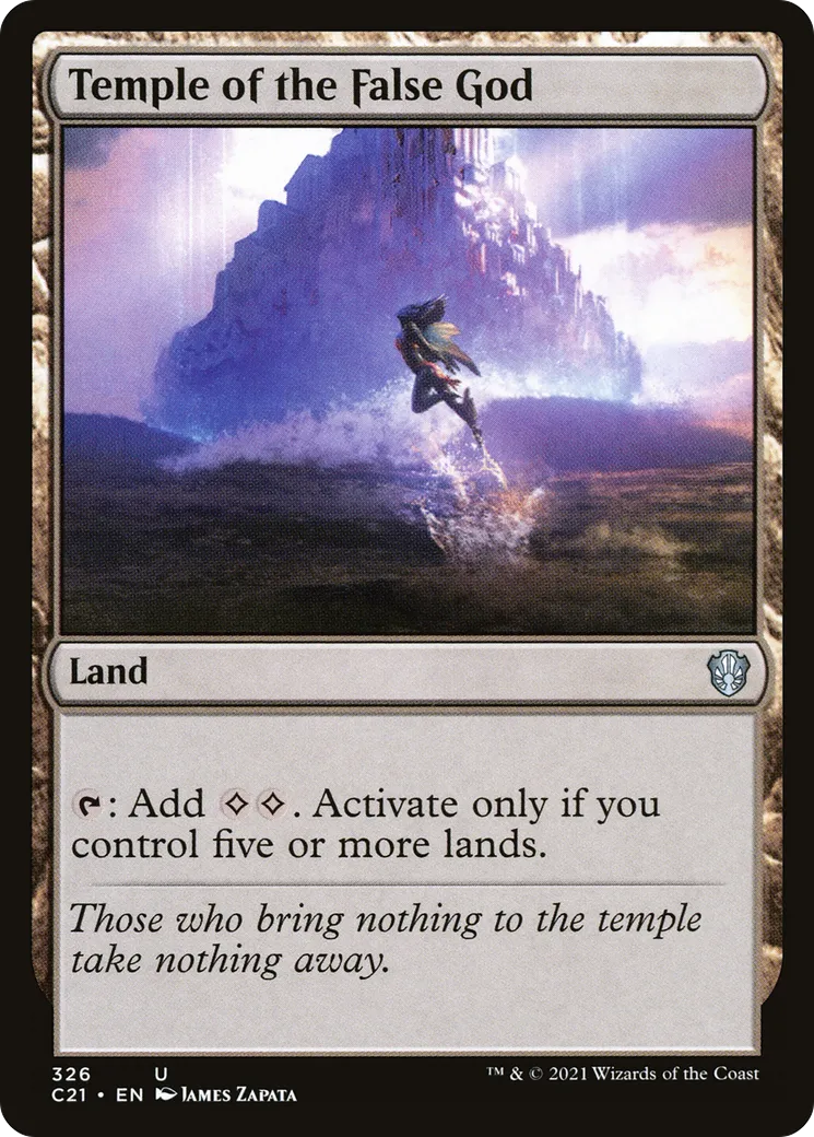 Temple of the False God — Commander 2021 — Magic: The Gathering