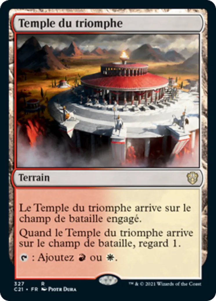 Temple du triomphe — Commander 2021 — Magic: The Gathering