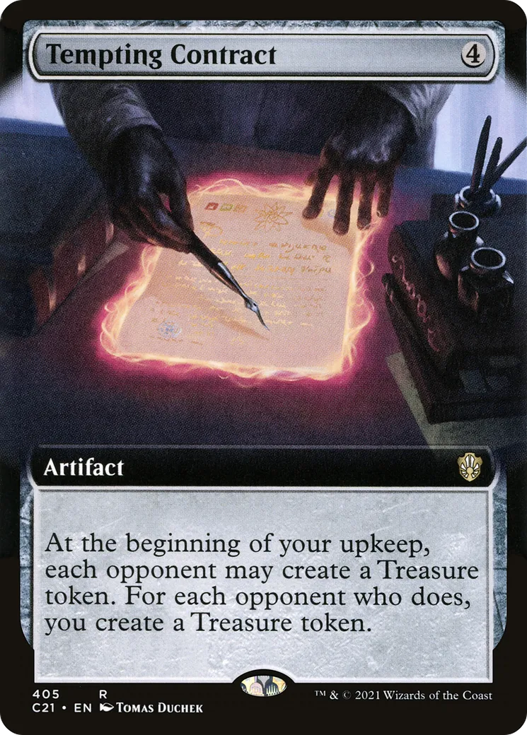 Tempting Contract from Commander 2021 - Magic: The Gathering