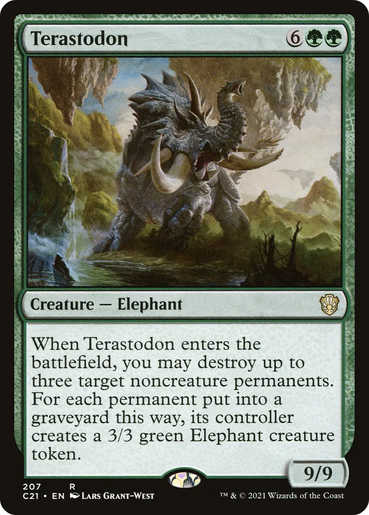 Terastodon — Commander 2021 — Magic: The Gathering