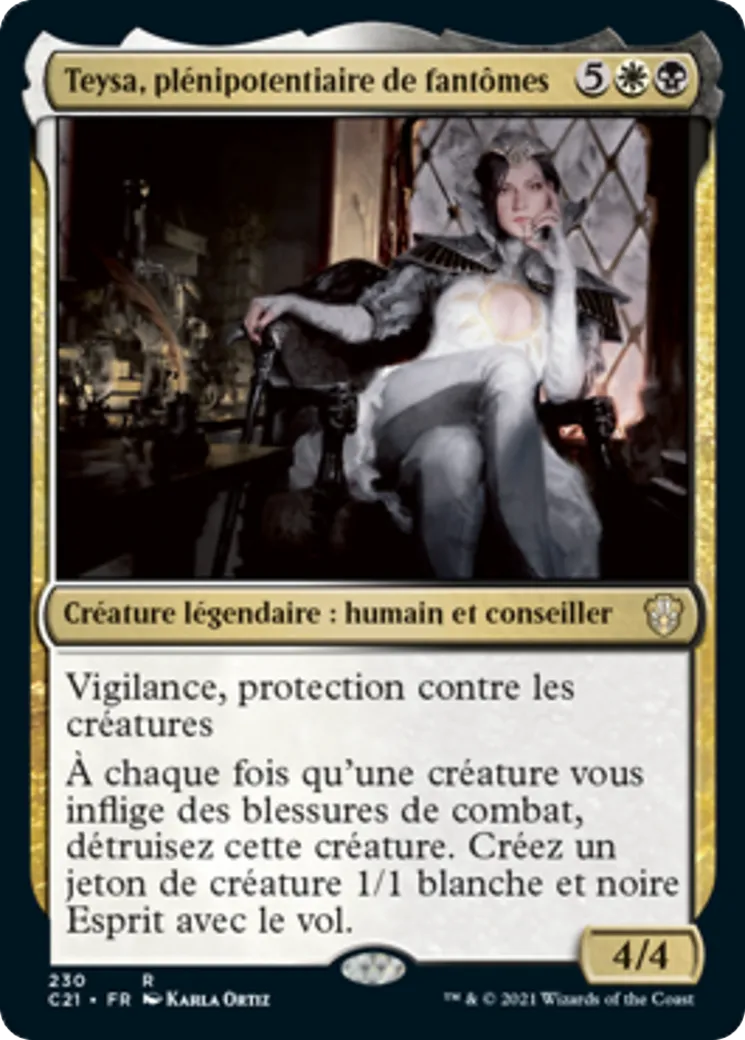 Teysa, plénipotentiaire de fantômes — Commander 2021 — Magic: The Gathering