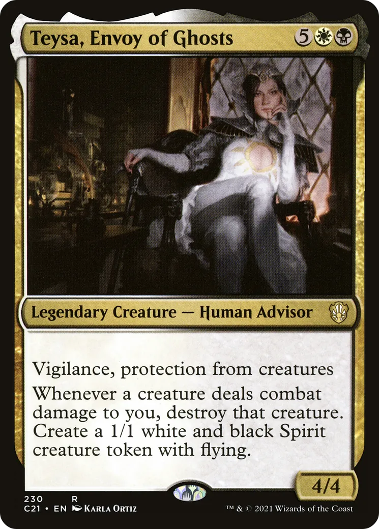 Teysa, Envoy of Ghosts — Commander 2021 — Magic: The Gathering