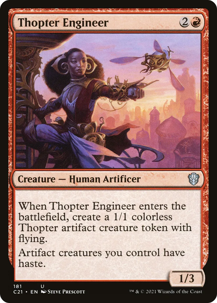 Thopter Engineer — Commander 2021 — Magic: The Gathering