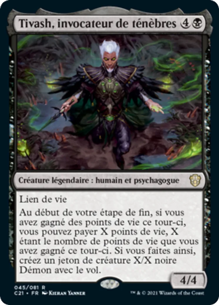 Tivash, invocateur de ténèbres — Commander 2021 — Magic: The Gathering