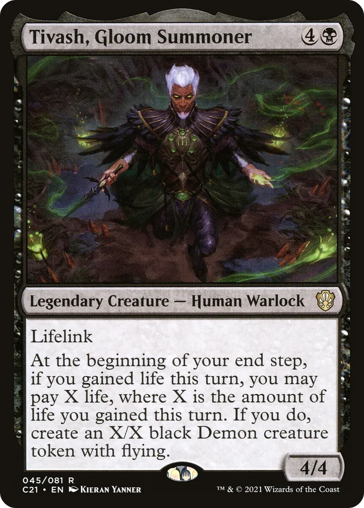 Tivash, Gloom Summoner — Commander 2021 — Magic: The Gathering