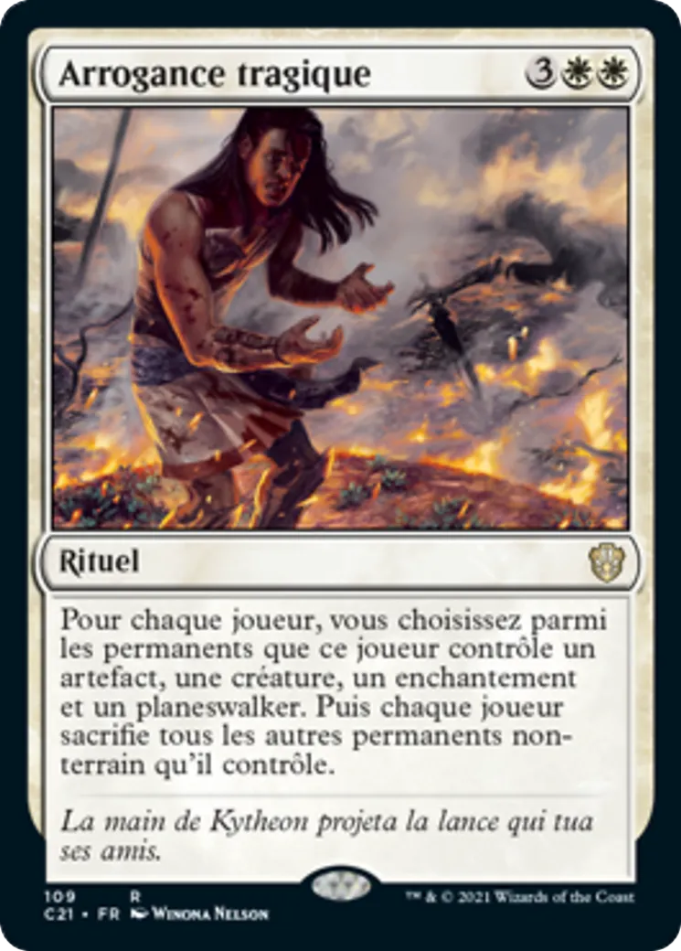Arrogance tragique — Commander 2021 — Magic: The Gathering