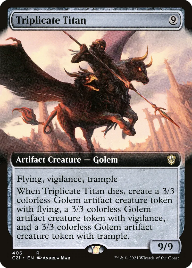 Triplicate Titan — Commander 2021 — Magic: The Gathering