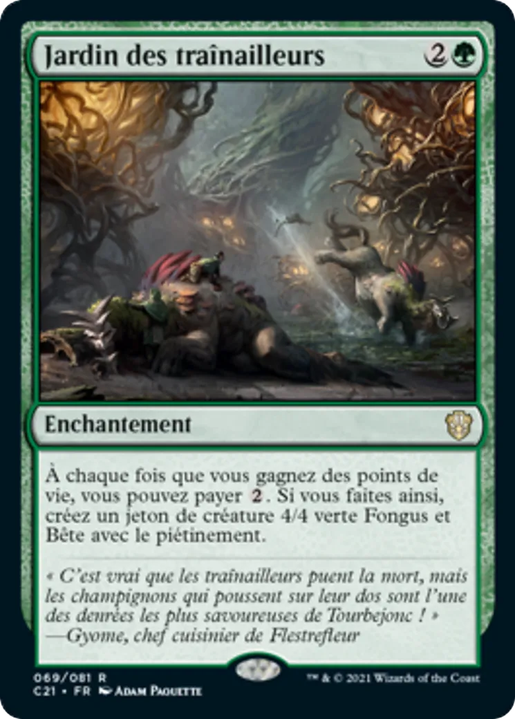 Jardin des traînailleurs — Commander 2021 — Magic: The Gathering