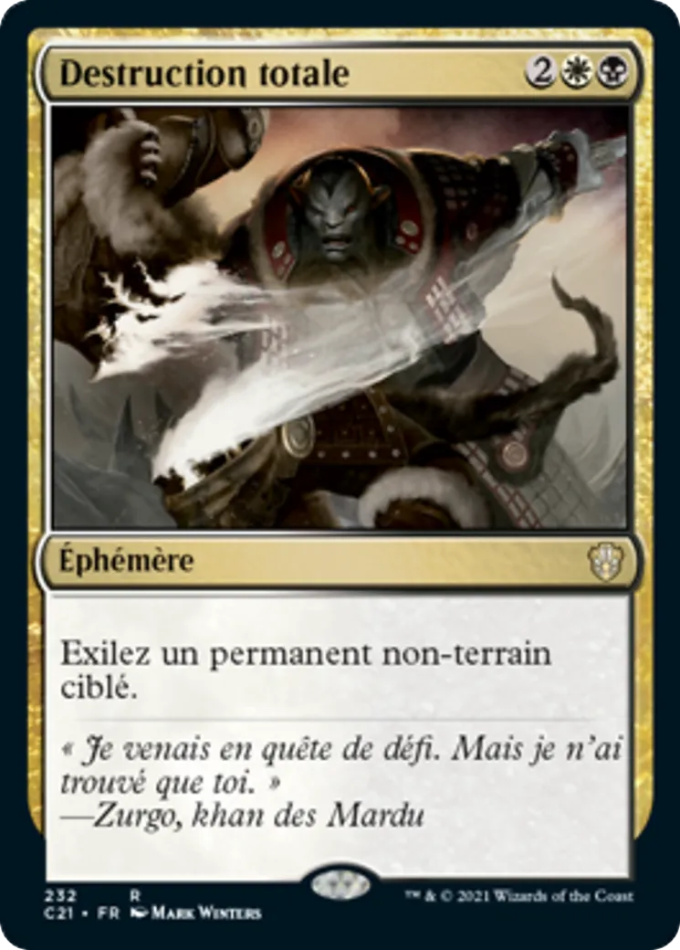 Destruction totale — Commander 2021 — Magic: The Gathering