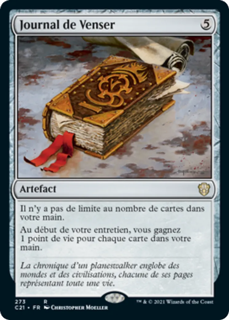 Journal de Venser — Commander 2021 — Magic: The Gathering