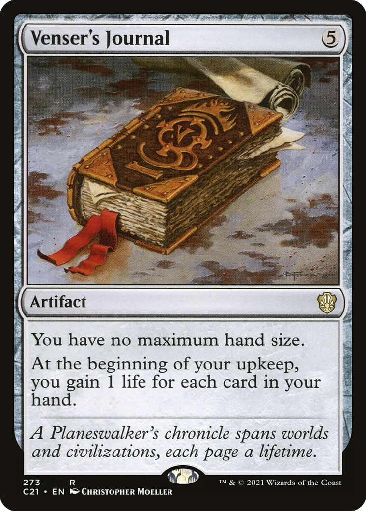 Venser's Journal — Commander 2021 — Magic: The Gathering