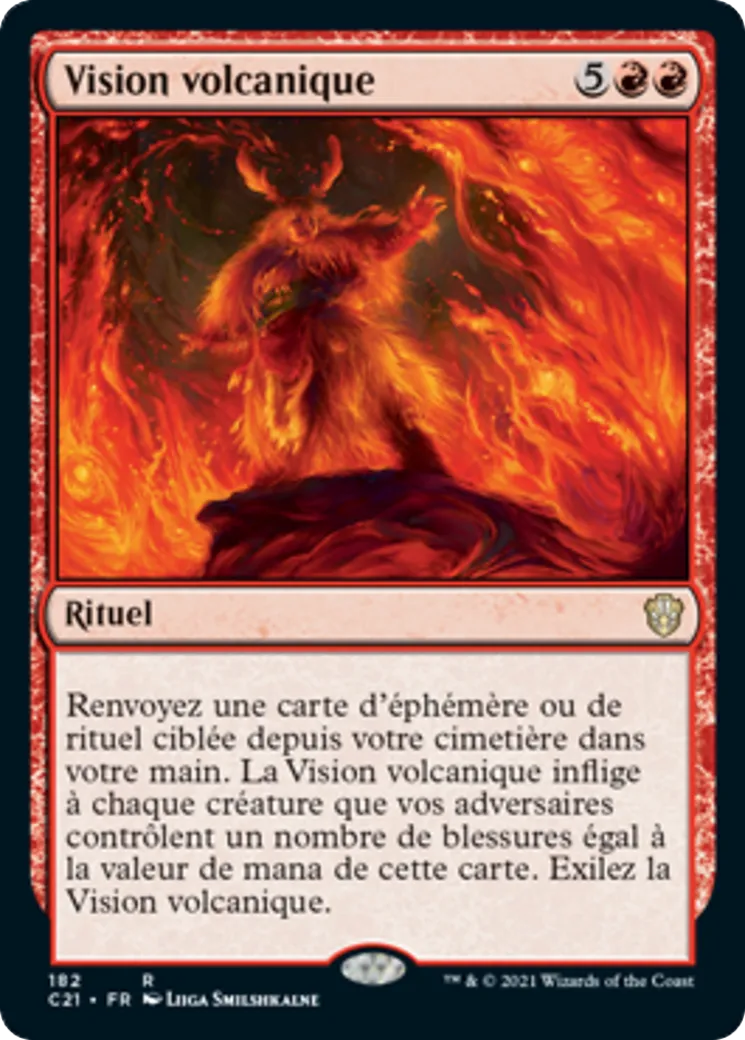 Vision volcanique — Commander 2021 — Magic: The Gathering