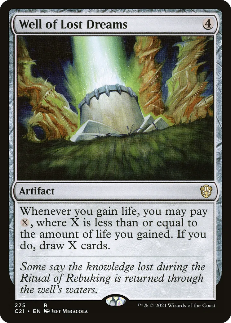 Well of Lost Dreams — Commander 2021 — Magic: The Gathering