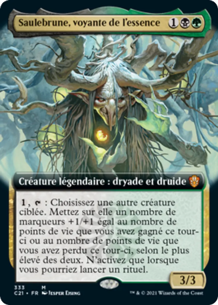 Saulebrune, voyante de l'essence from Commander 2021 - Magic: The Gathering