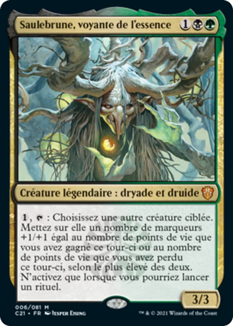 Saulebrune, voyante de l'essence — Commander 2021 — Magic: The Gathering