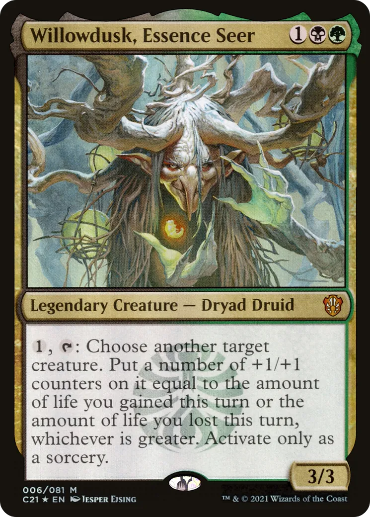 Willowdusk, Essence Seer — Commander 2021 — Magic: The Gathering