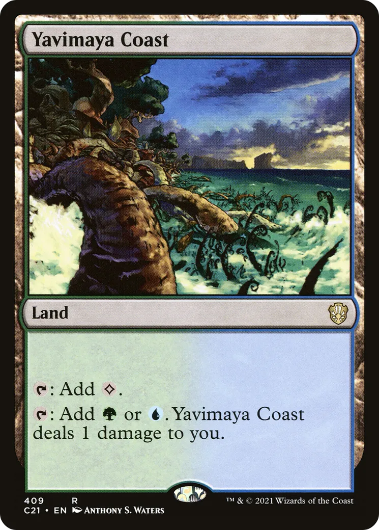 Yavimaya Coast — Commander 2021 — Magic: The Gathering