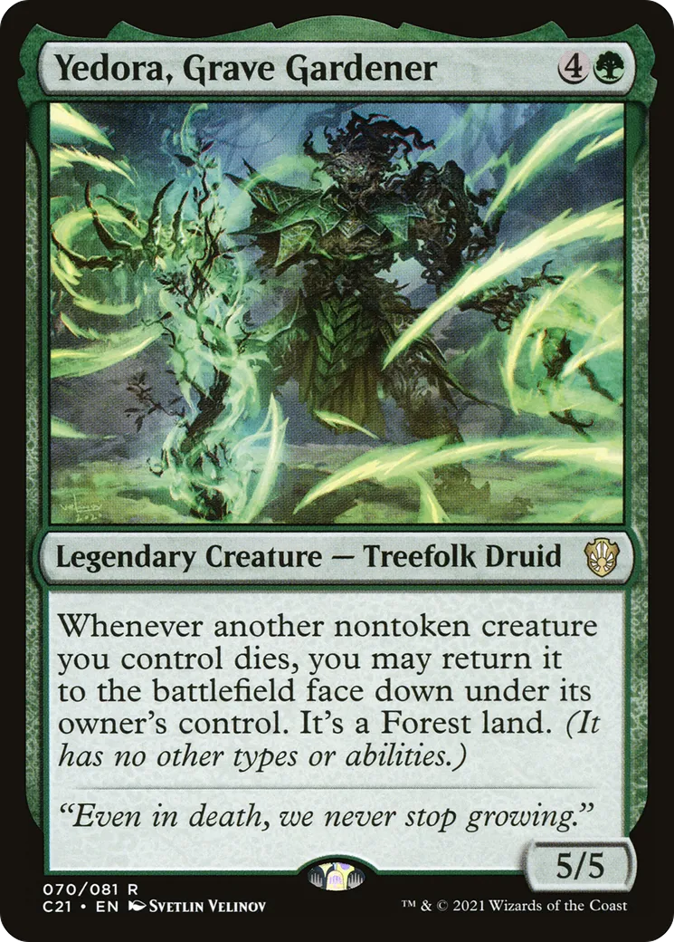 Yedora, Grave Gardener from Commander 2021 - Magic: The Gathering