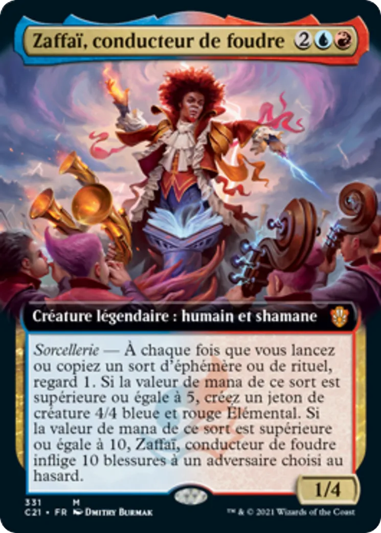 Zaffaï, conducteur de foudre — Commander 2021 — Magic: The Gathering