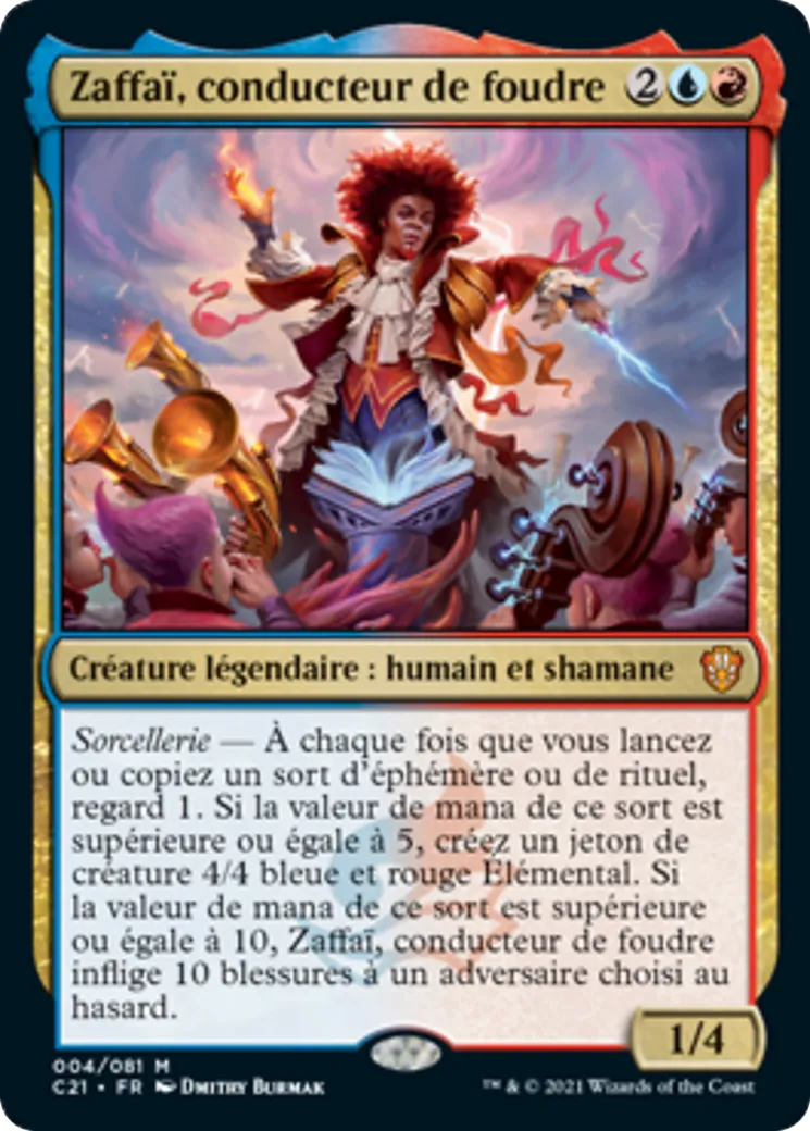 Zaffaï, conducteur de foudre — Commander 2021 — Magic: The Gathering