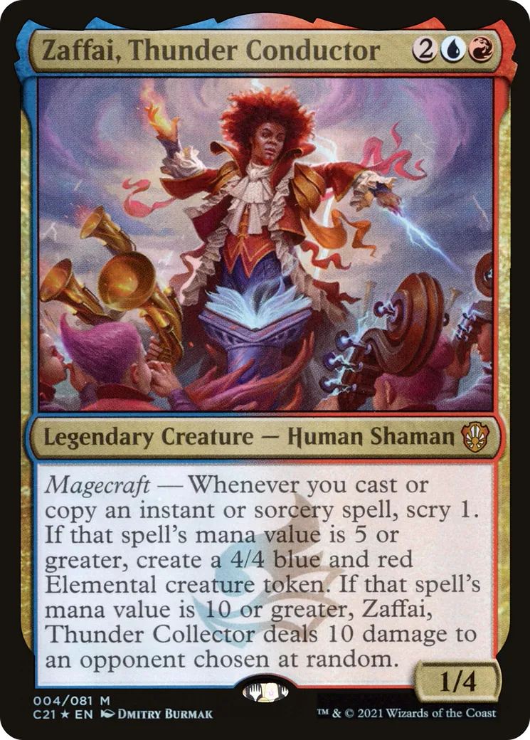 Zaffai, Thunder Conductor — Commander 2021 — Magic: The Gathering