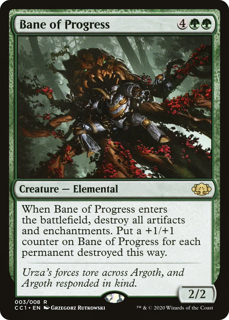 Fléau du progrès — Commander Collection: Green — Magic: The Gathering
