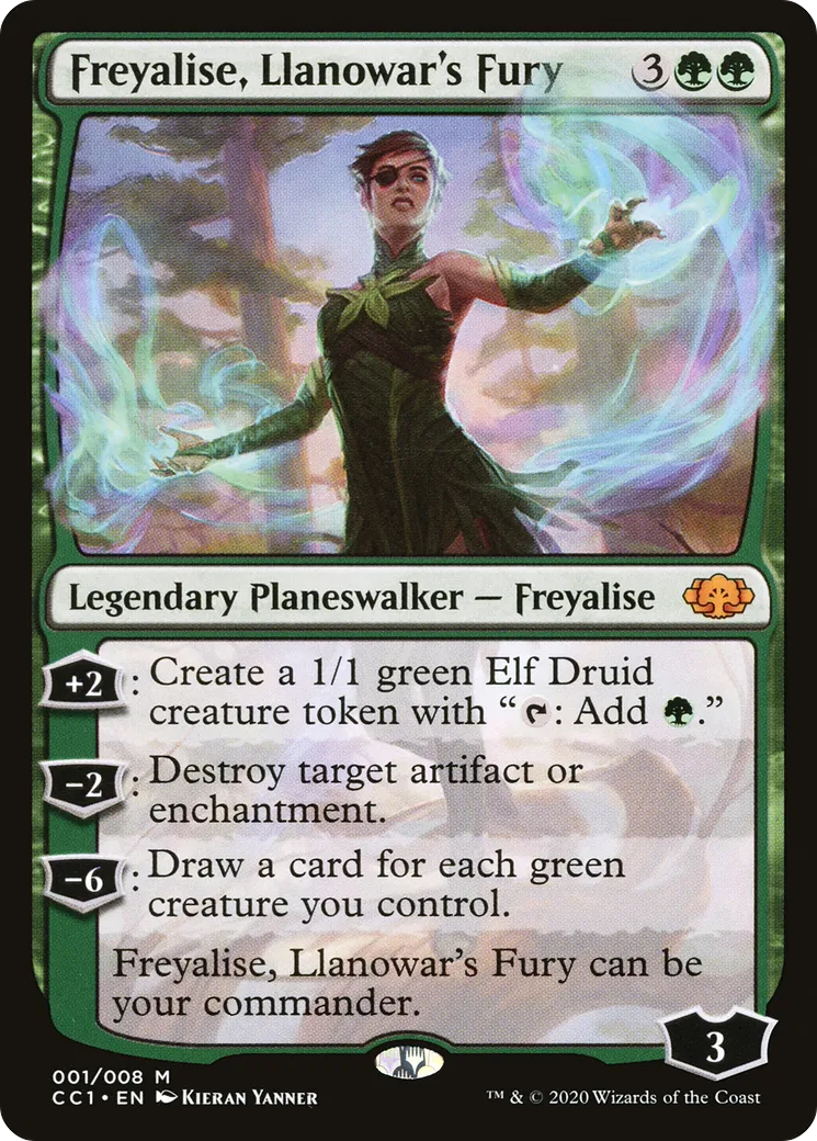 Freyalise, Fureur de Llanowar — Commander Collection: Green — Magic: The Gathering