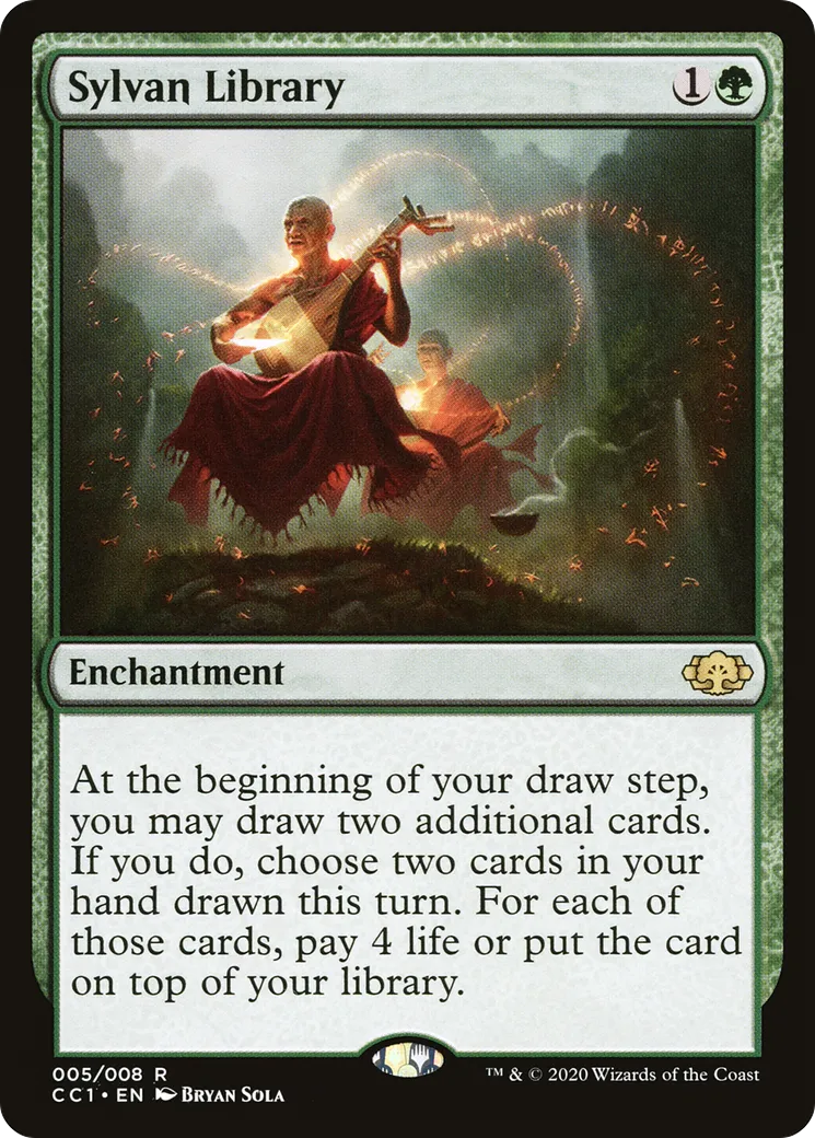 Sylvan Library — Commander Collection: Green — Magic: The Gathering