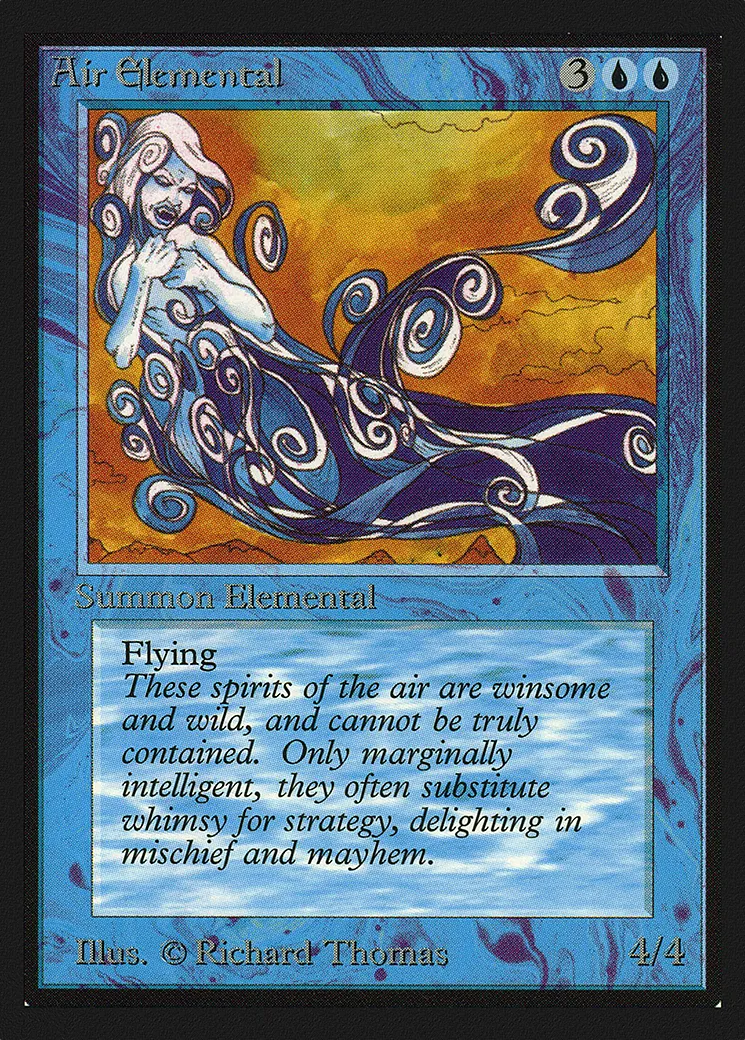 Air Elemental — Collectors' Edition — Magic: The Gathering