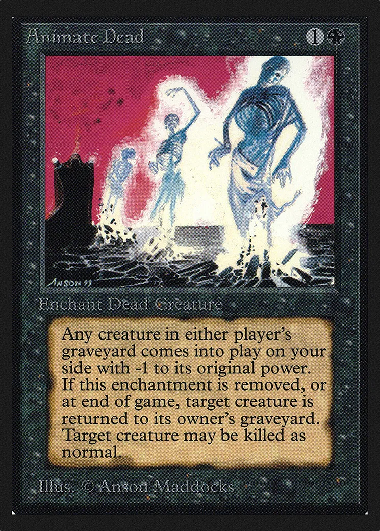 Animate Dead — Collectors' Edition — Magic: The Gathering