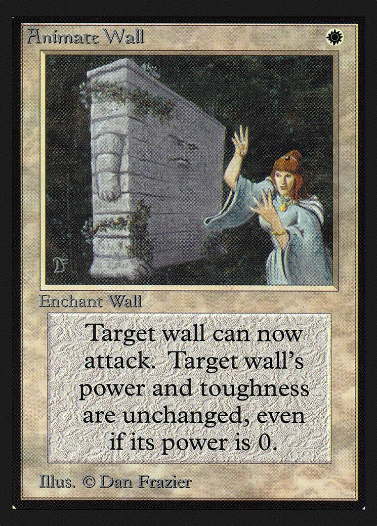 Animate Wall — Collectors' Edition — Magic: The Gathering