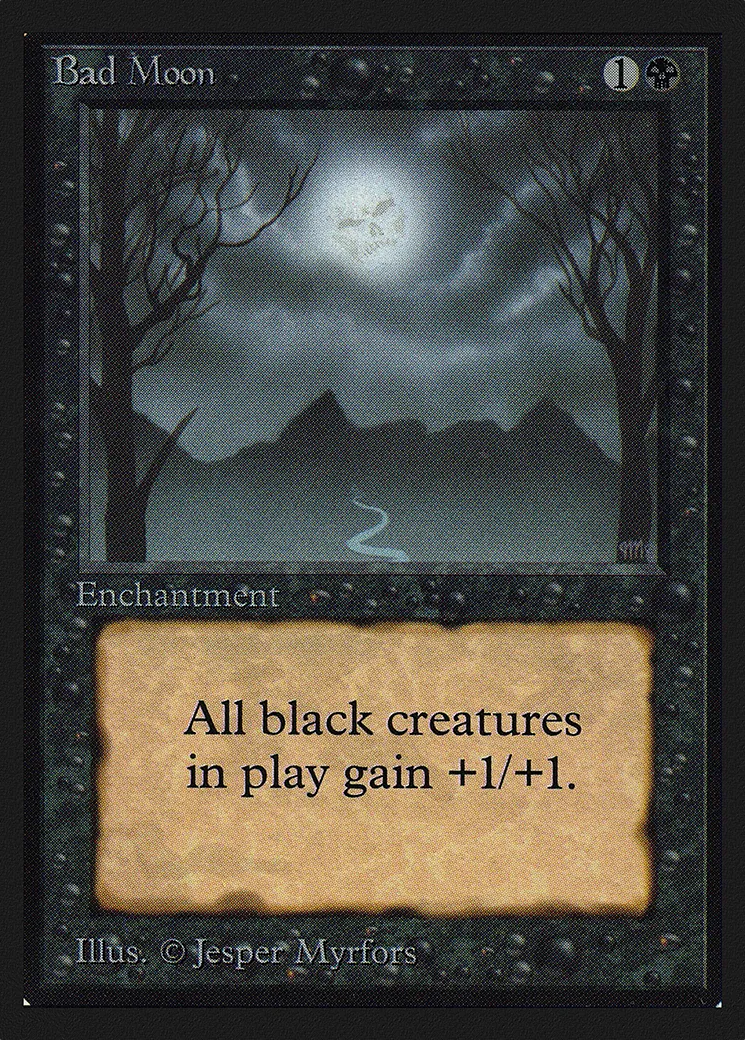 Bad Moon — Collectors' Edition — Magic: The Gathering