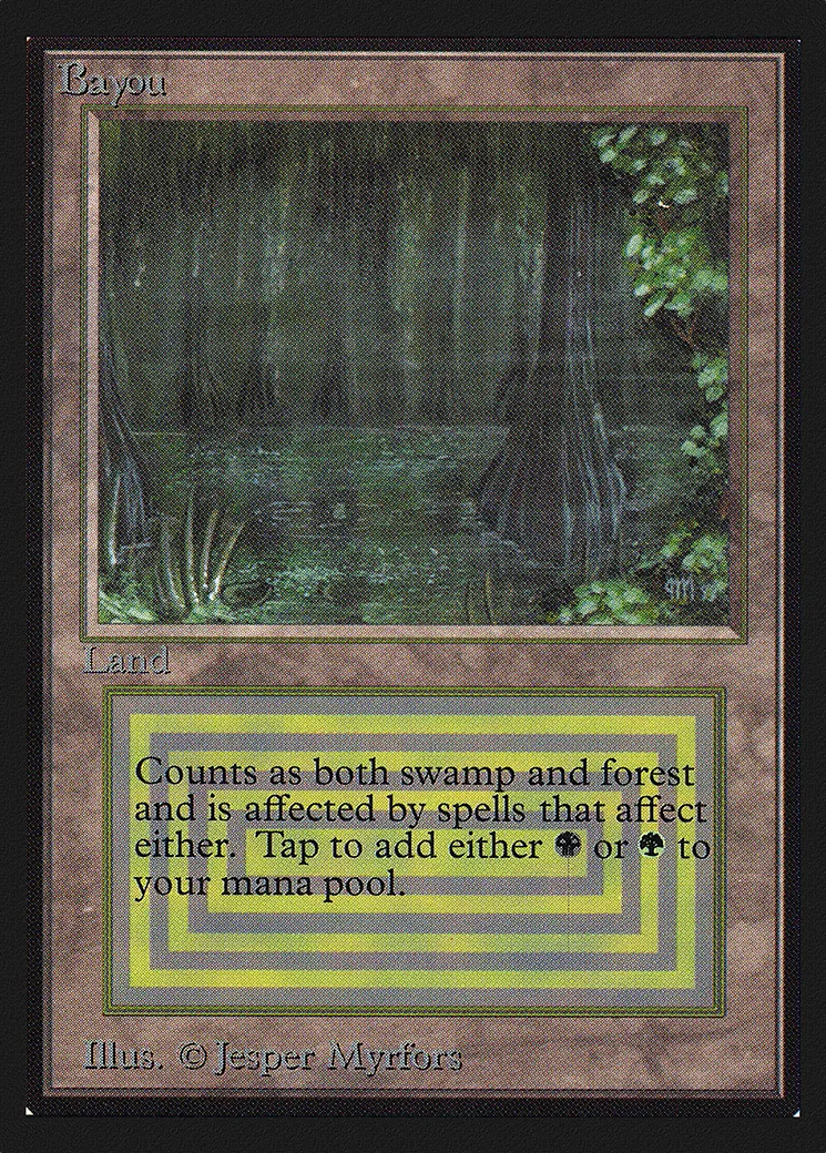 Bayou — Collectors' Edition — Magic: The Gathering