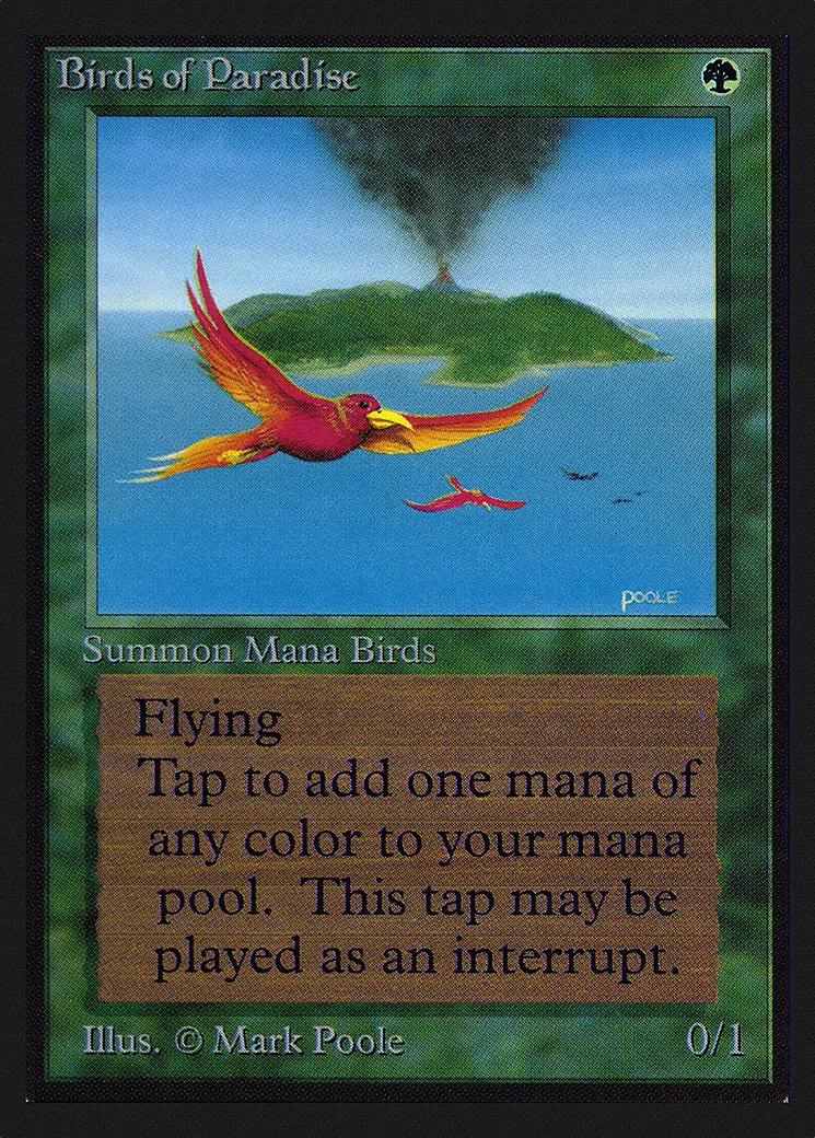 Birds of Paradise — Collectors' Edition — Magic: The Gathering