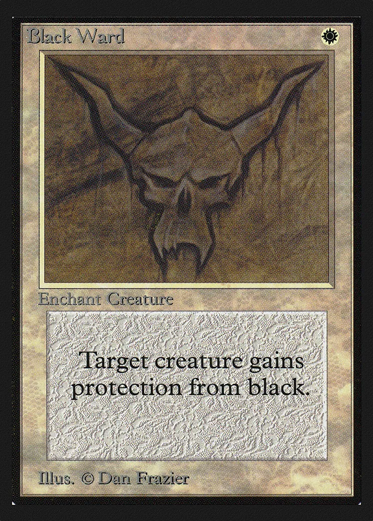 Black Ward — Collectors' Edition — Magic: The Gathering