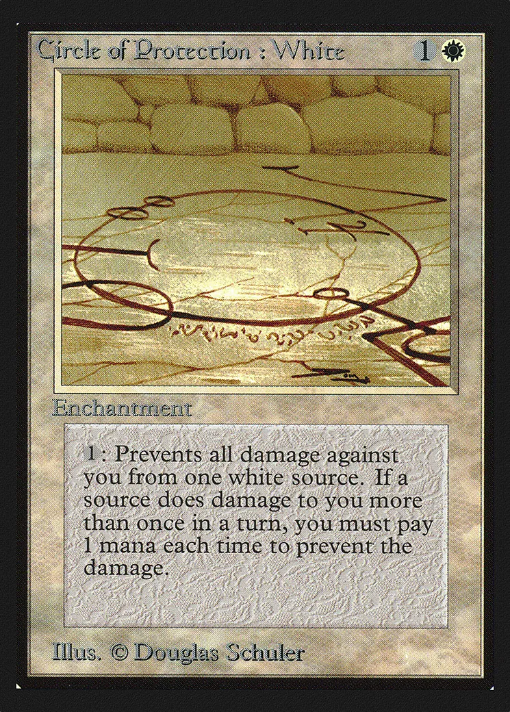 Circle of Protection: White — Collectors' Edition — Magic: The Gathering