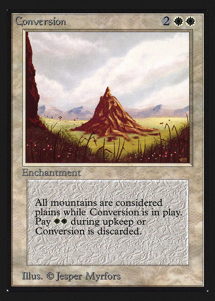 Conversion — Collectors' Edition — Magic: The Gathering
