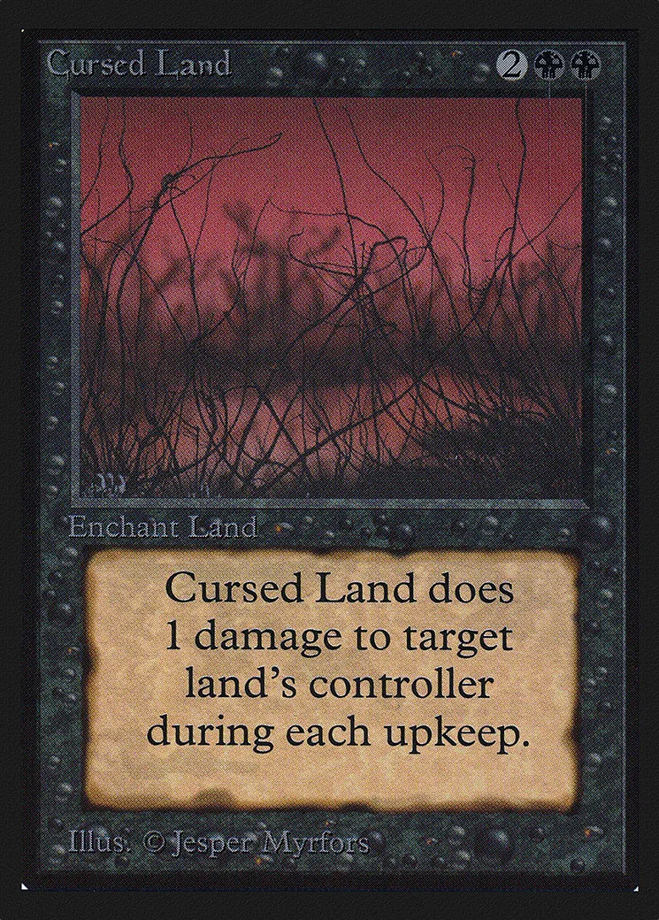 Cursed Land — Collectors' Edition — Magic: The Gathering