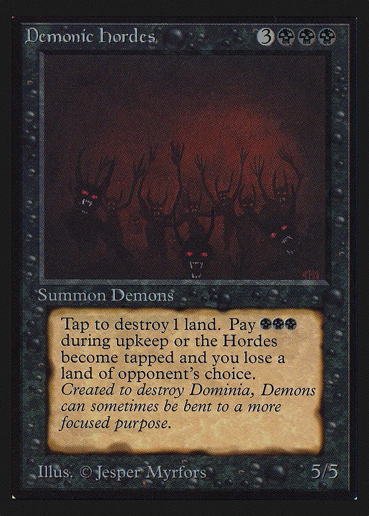 Demonic Hordes — Collectors' Edition — Magic: The Gathering