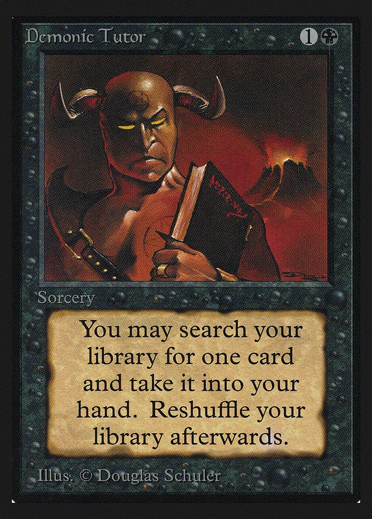 Demonic Tutor — Collectors' Edition — Magic: The Gathering