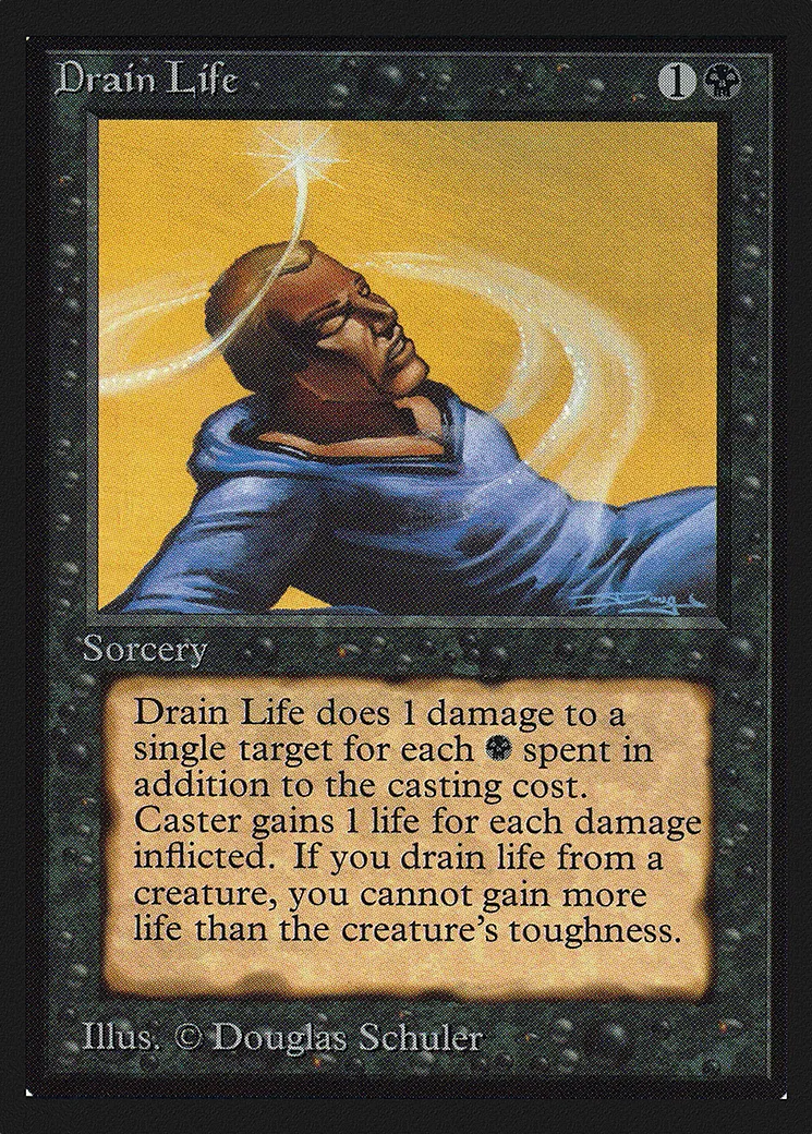 Drain Life — Collectors' Edition — Magic: The Gathering