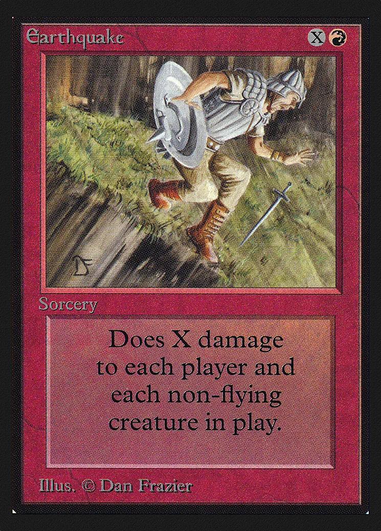 Tremblement de terre — Collectors' Edition — Magic: The Gathering