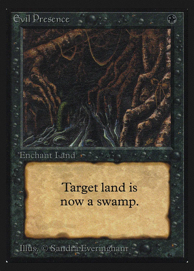 Evil Presence — Collectors' Edition — Magic: The Gathering